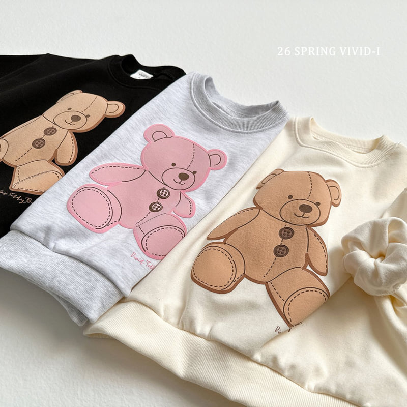 Vivid I - Korean Children Fashion - #kidsstore - 3D Bear Sweatshirt - 12