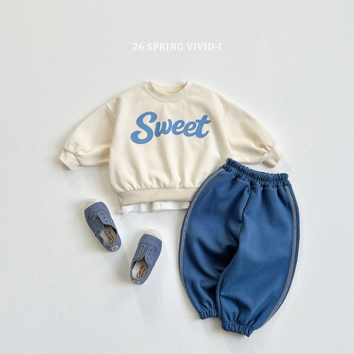 Vivid I - Korean Children Fashion - #kidsstore - Sweet Butter Sweatshirt - 7