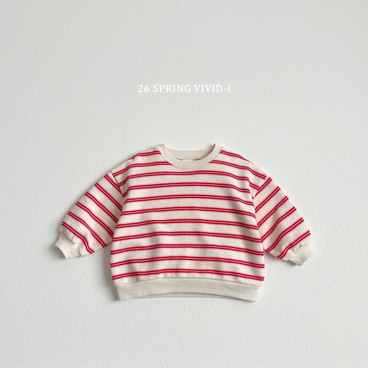 Vivid I - Korean Children Fashion - #kidsstore - Multi Stripe Sweatshirt - 3