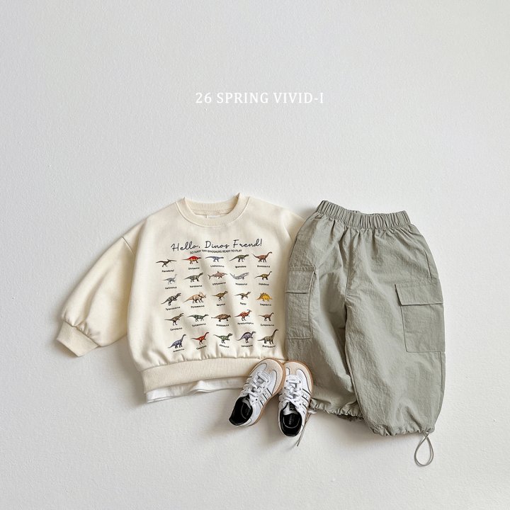 Vivid I - Korean Children Fashion - #kidsstore - Tiny Dino Sweatshirt - 11