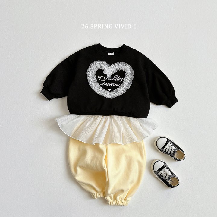Vivid I - Korean Children Fashion - #kidsstore - Ballet Frill Jogger Pants - 6