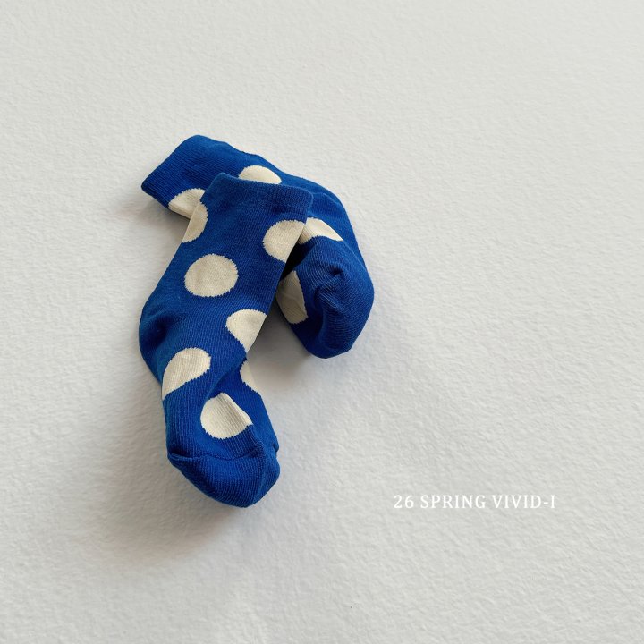 Vivid I - Korean Children Fashion - #kidsstore - Color Polka Dot Socks - 6