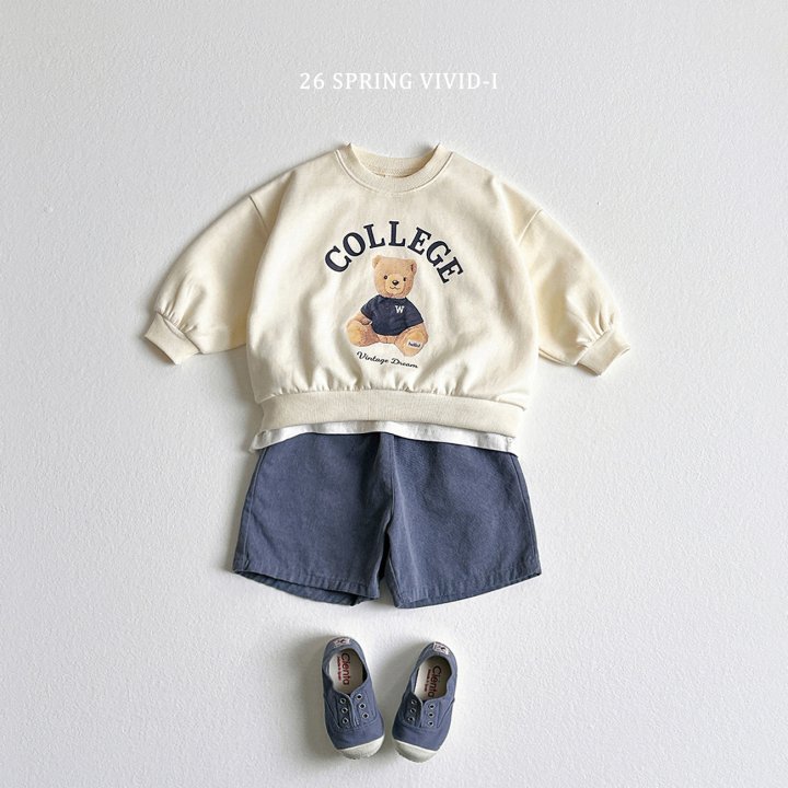 Vivid I - Korean Children Fashion - #kidsstore - College Bear Set - 10