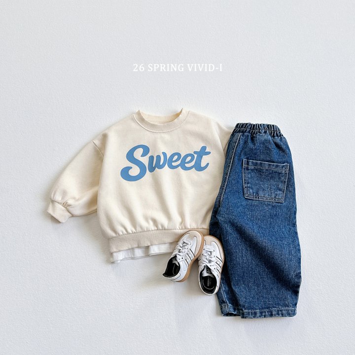 Vivid I - Korean Children Fashion - #kidzfashiontrend - Sweet Butter Sweatshirt - 8