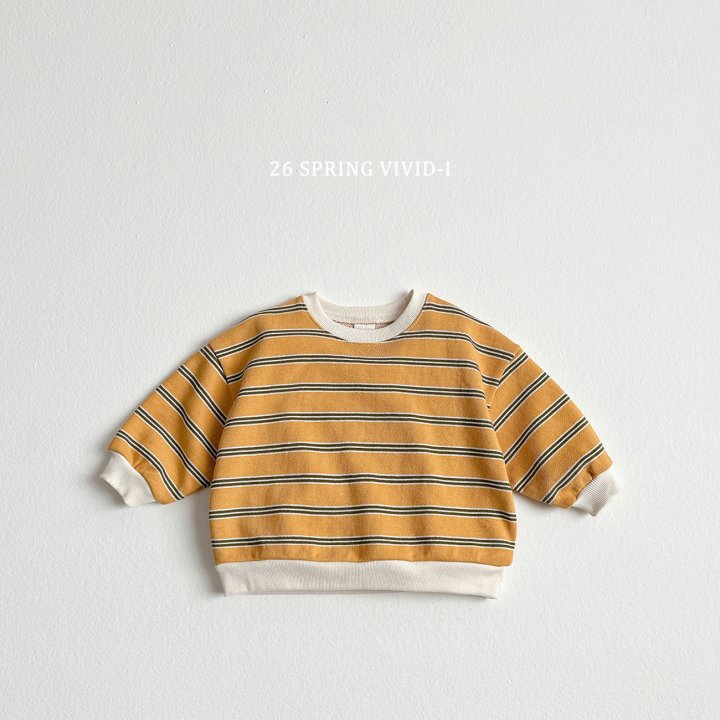 Vivid I - Korean Children Fashion - #kidsstore - Multi Stripe Sweatshirt - 4