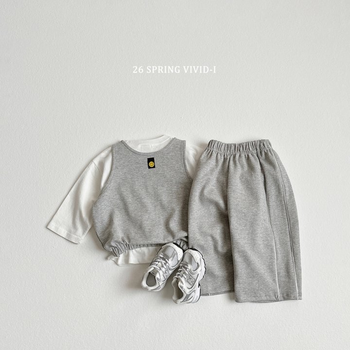 Vivid I - Korean Children Fashion - #kidzfashiontrend - Double Line Pants - 10