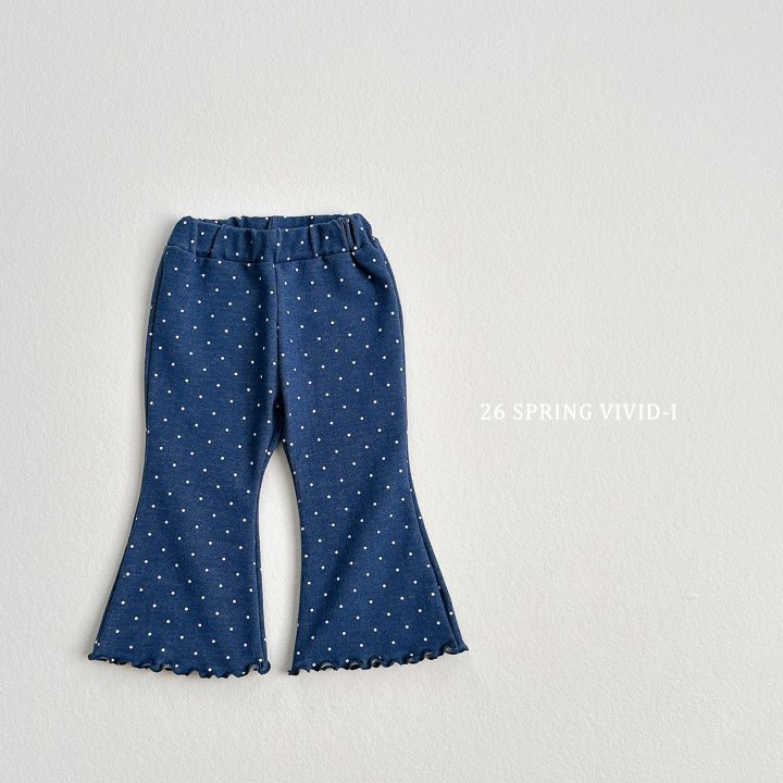 Vivid I - Korean Children Fashion - #kidsstore - Denim Stretch Bootcut Pants - 4
