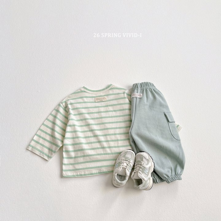 Vivid I - Korean Children Fashion - #kidzfashiontrend - Label Cargo Jogger Pants - 10
