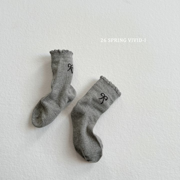 Vivid I - Korean Children Fashion - #kidzfashiontrend - Ribbon Dot Socks - 8