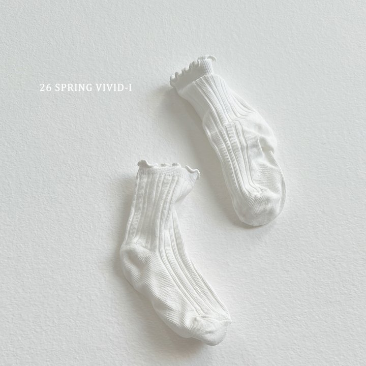 Vivid I - Korean Children Fashion - #kidzfashiontrend - Wave Soft Socks - 5