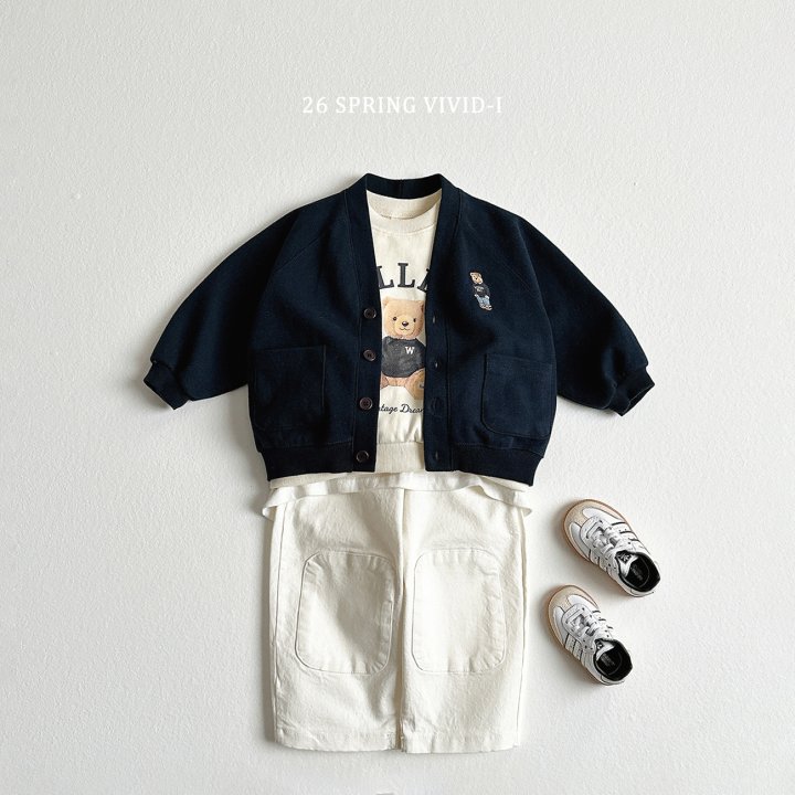 Vivid I - Korean Children Fashion - #kidzfashiontrend - College Bear Set - 11