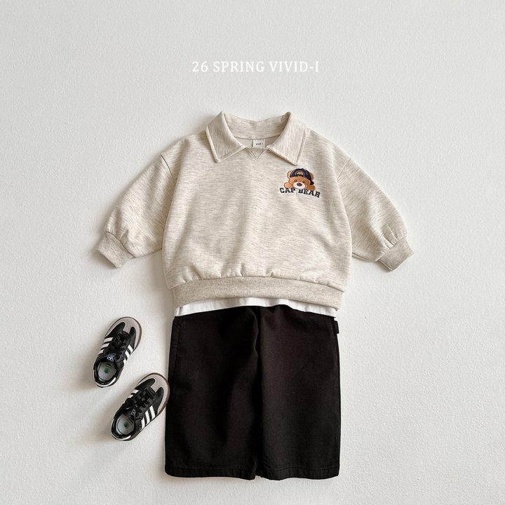 Vivid I - Korean Children Fashion - #kidzfashiontrend - Bear Cap Collar Set - 6