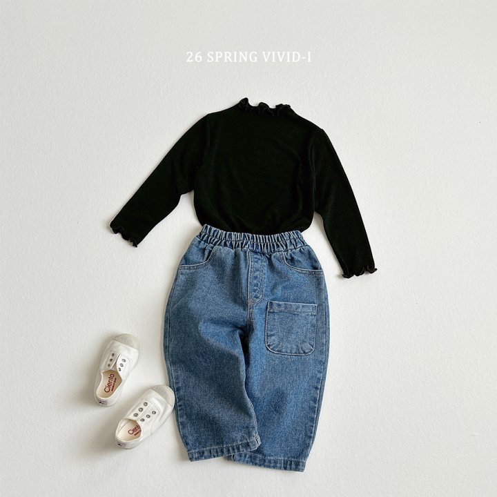 Vivid I - Korean Children Fashion - #kidzfashiontrend - Spring Soft Wave Tee - 8