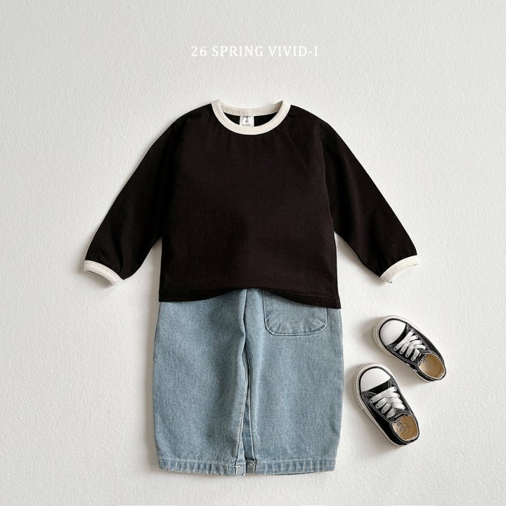 Vivid I - Korean Children Fashion - #littlefashionista - Color-Point Single Tee - 11