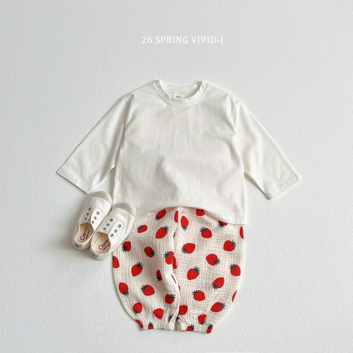 Vivid I - Korean Children Fashion - #littlefashionista - Soft Span Label Tee - 7