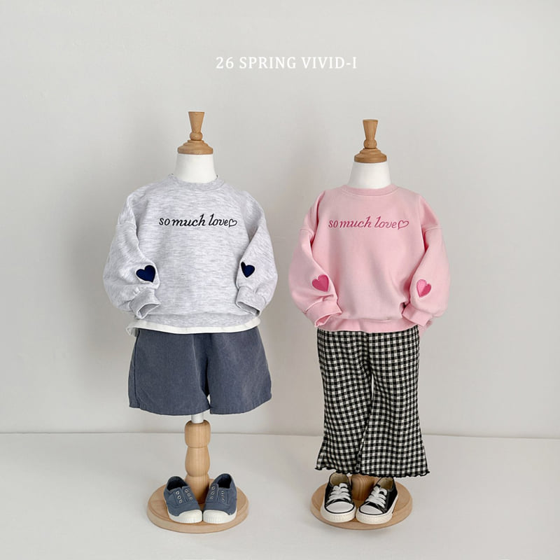 Vivid I - Korean Children Fashion - #littlefashionista - Sleeve Heart Sweatshirt - 12