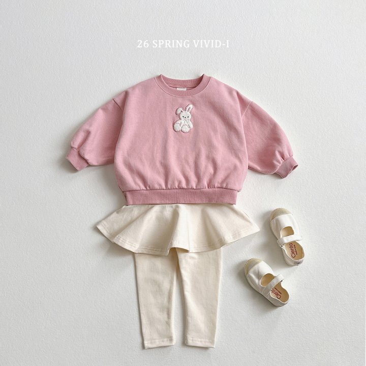 Vivid I - Korean Children Fashion - #littlefashionista - Mini Embroidered Doll Sweatshirt - 9