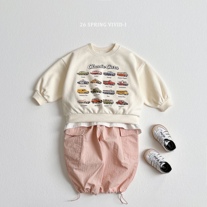 Vivid I - Korean Children Fashion - #littlefashionista - Mini Car Sweatshirt - 7