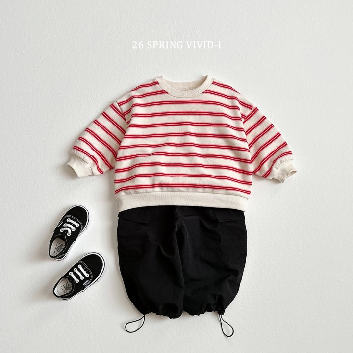Vivid I - Korean Children Fashion - #littlefashionista - Multi Stripe Sweatshirt - 6