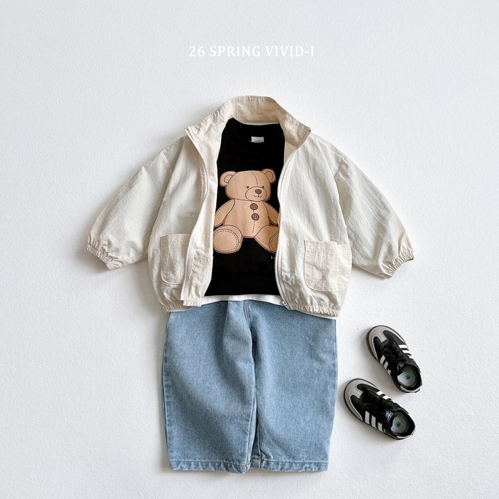 Vivid I - Korean Children Fashion - #littlefashionista - Daily Denim Pants - 7
