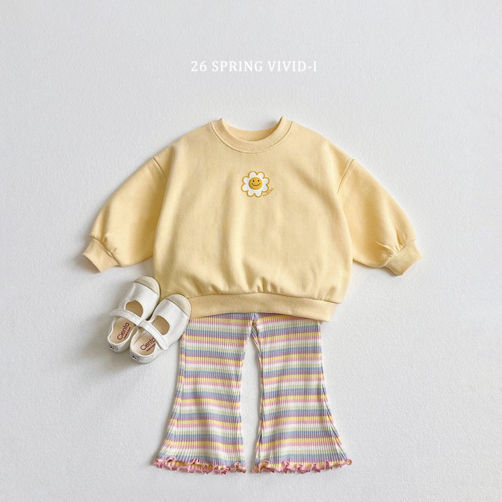Vivid I - Korean Children Fashion - #littlefashionista - Rainbow Bootcut Pants - 5