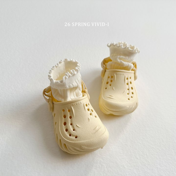 Vivid I - Korean Children Fashion - #littlefashionista - Wave Soft Socks - 7