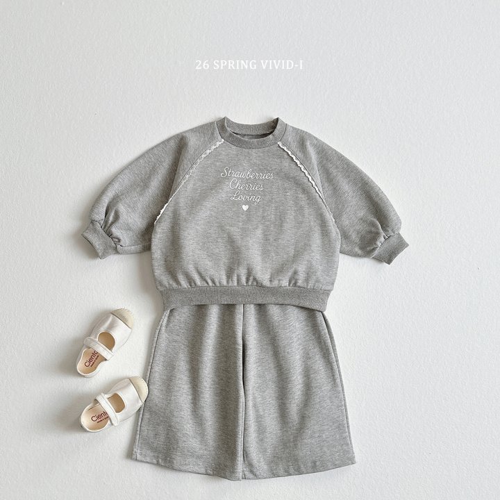 Vivid I - Korean Children Fashion - #Kfashion4kids - Raglan Frill Set - 4