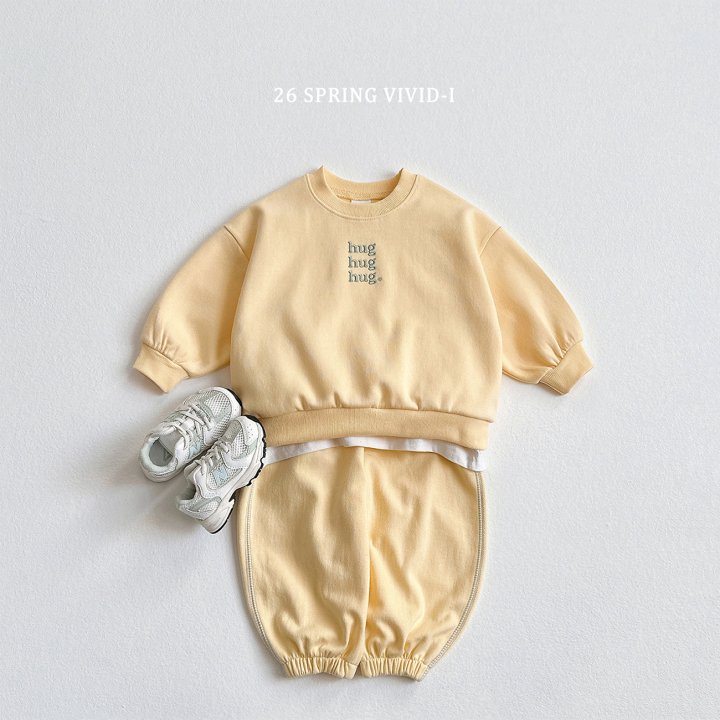 Vivid I - Korean Children Fashion - #littlefashionista - Hug Color-Block Set - 10