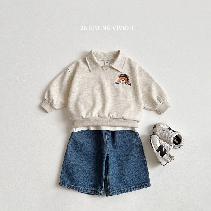 Vivid I - Korean Children Fashion - #littlefashionista - Bear Cap Collar Set - 8