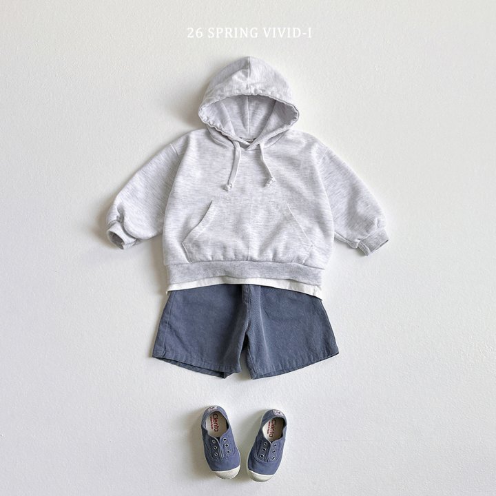 Vivid I - Korean Children Fashion - #littlefashionista - Hooded Mid Pants Set - 7