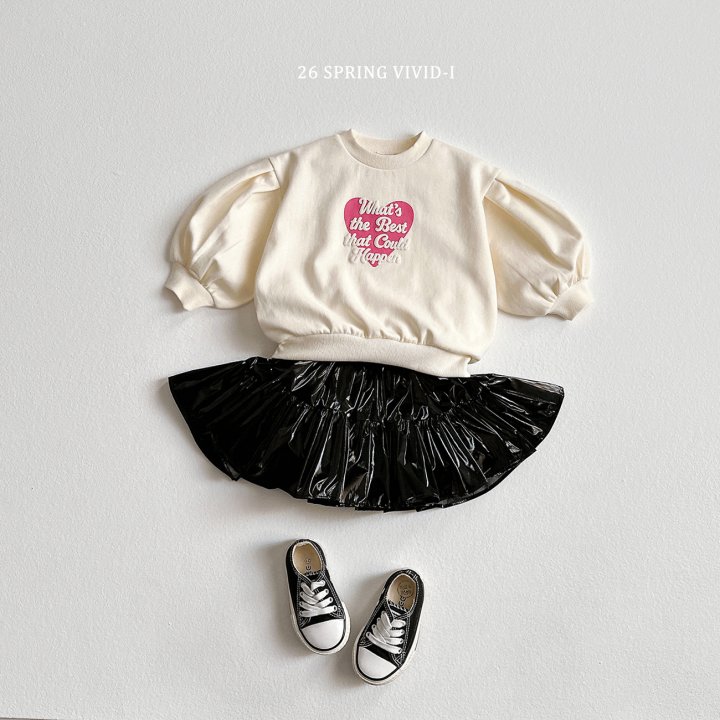 Vivid I - Korean Children Fashion - #littlefashionista - 3D Heart Puff Sweatshirt - 9