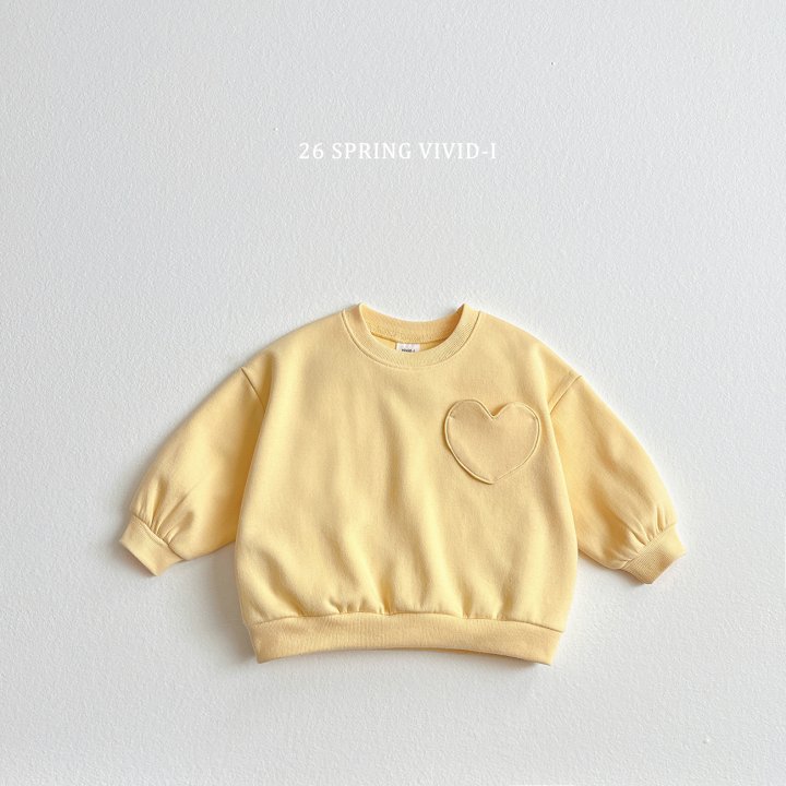 Vivid I - Korean Children Fashion - #magicofchildhood - Pocket Heart Sweatshirt - 3