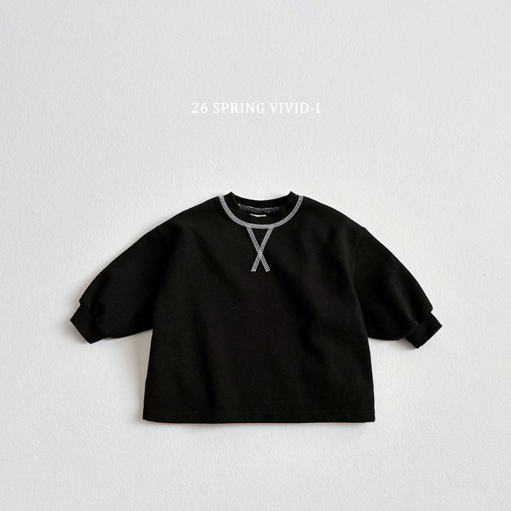 Vivid I - Korean Children Fashion - #magicofchildhood - X Guy Rib Sweatshirt - 3