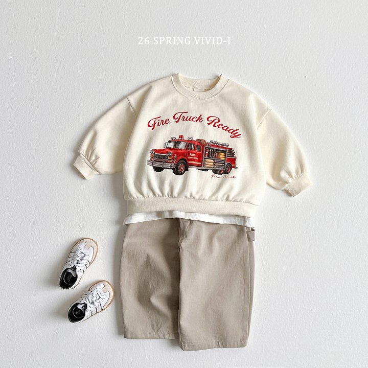 Vivid I - Korean Children Fashion - #magicofchildhood - Classic Car Sweatshirt - 6