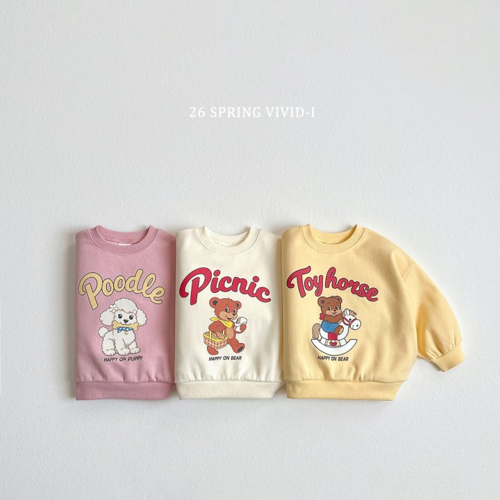 Vivid I - Korean Children Fashion - #magicofchildhood - Spring Pop Art Sweatshirt