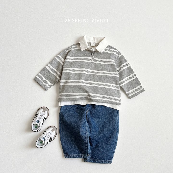 Vivid I - Korean Children Fashion - #magicofchildhood - Daily Denim Pants - 8