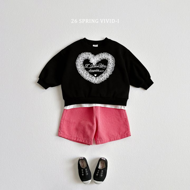 Vivid I - Korean Children Fashion - #littlefashionista - Pigment Half Pants - 4