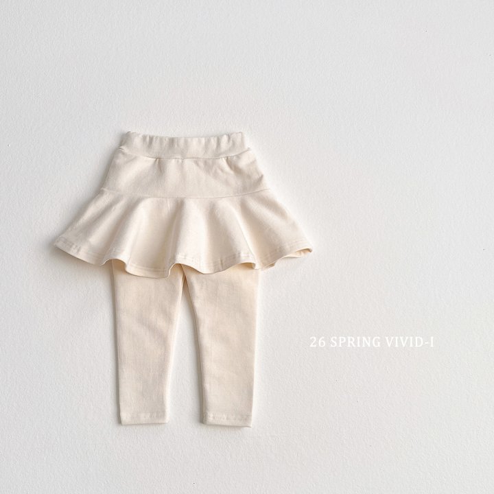 Vivid I - Korean Children Fashion - #magicofchildhood - All-Day Skirt Leggings - 3