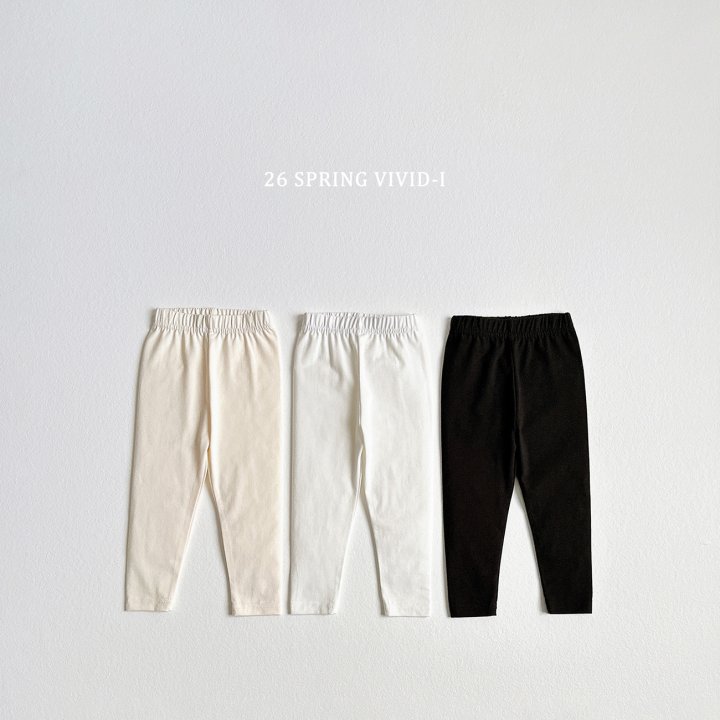 Vivid I - Korean Children Fashion - #magicofchildhood - Stretchy Leggings