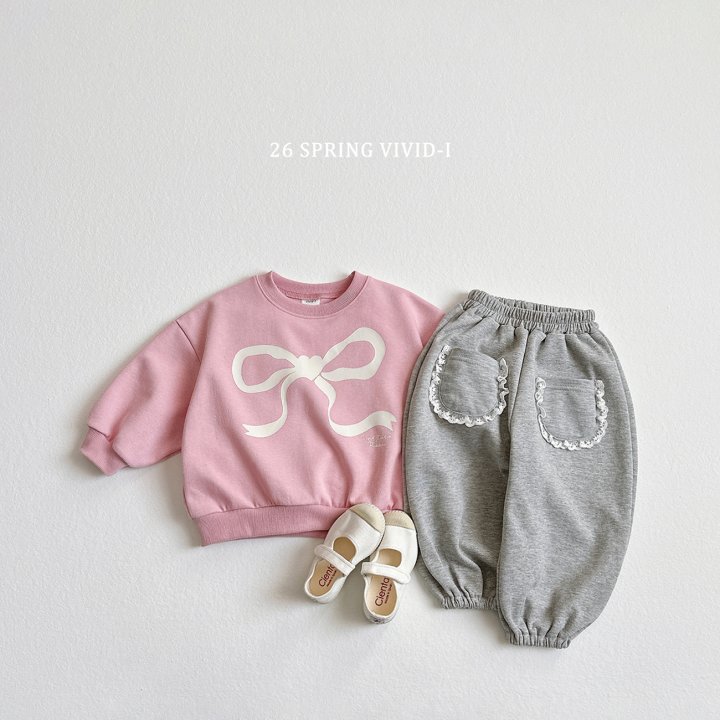 Vivid I - Korean Children Fashion - #magicofchildhood - Lace Pocket Jogger Pants - 12