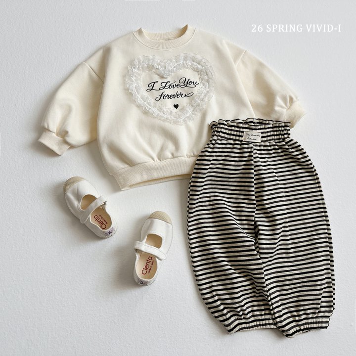 Vivid I - Korean Children Fashion - #magicofchildhood - Label Stripe Pants - 11