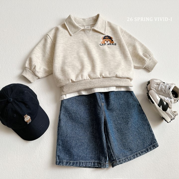 Vivid I - Korean Children Fashion - #magicofchildhood - Bear Cap Collar Set - 9