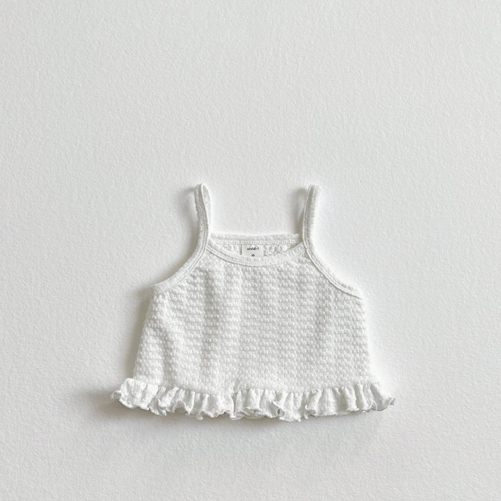 Vivid I - Korean Children Fashion - #magicofchildhood - Frill Knit Bustier - 3