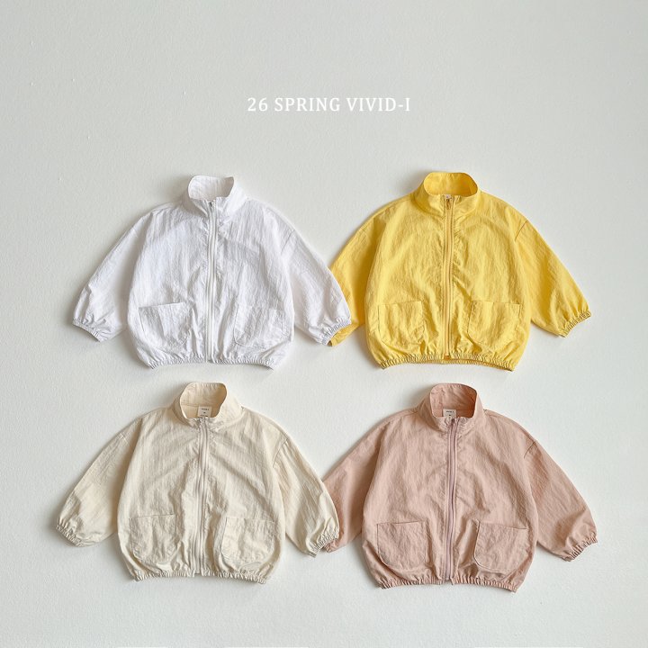 Vivid I - Korean Children Fashion - #magicofchildhood - Vivid Windbreaker