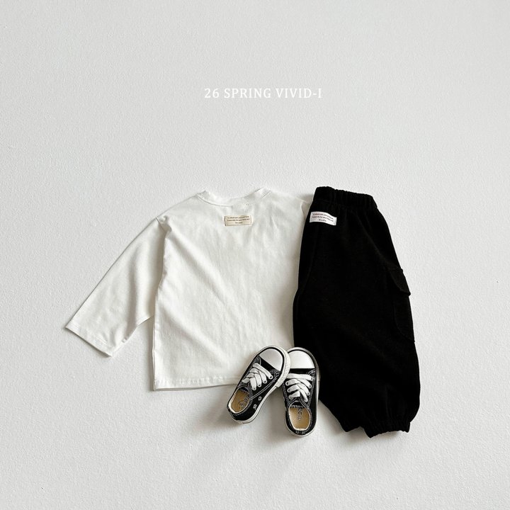Vivid I - Korean Children Fashion - #minifashionista - Soft Span Label Tee - 9