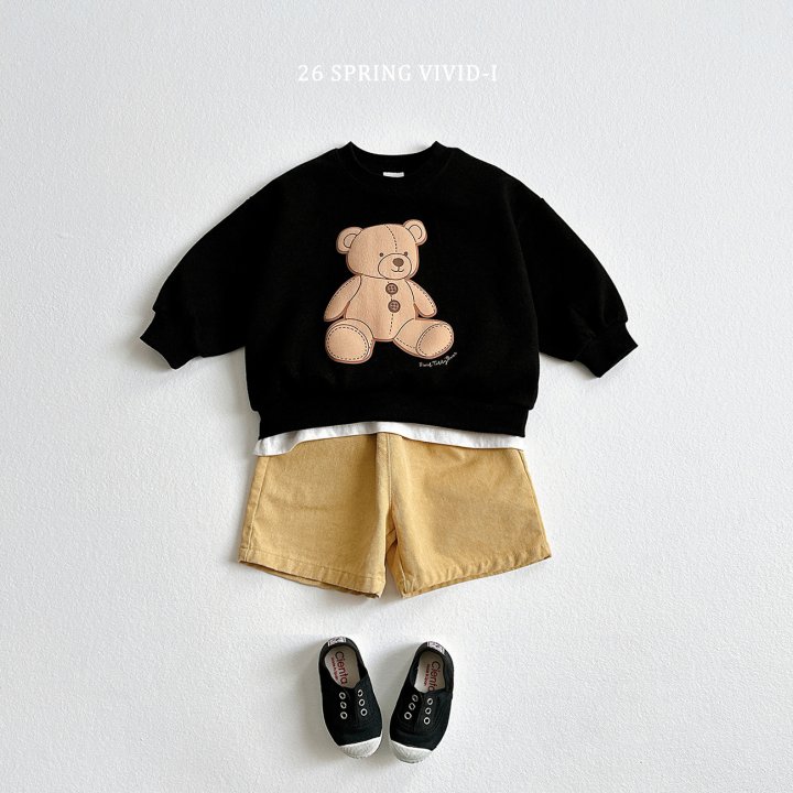 Vivid I - Korean Children Fashion - #minifashionista - 3D Bear Sweatshirt - 3