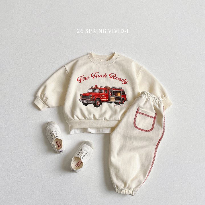 Vivid I - Korean Children Fashion - #minifashionista - Classic Car Sweatshirt - 7