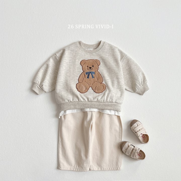 Vivid I - Korean Children Fashion - #minifashionista - Boucle Doll Sweatshirt - 3