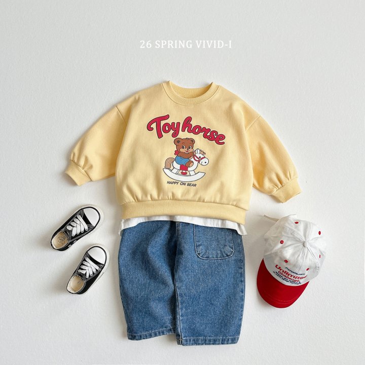 Vivid I - Korean Children Fashion - #minifashionista - Pocket Denim Pants - 10