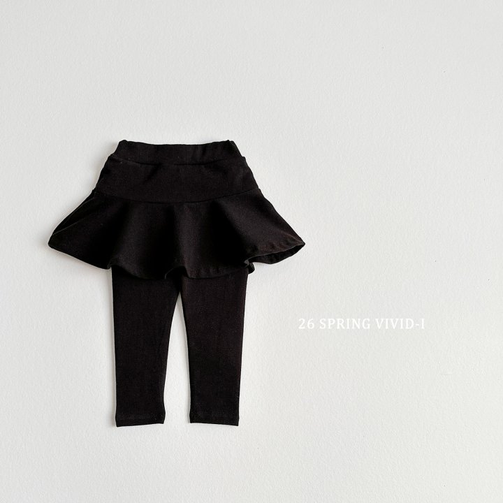 Vivid I - Korean Children Fashion - #magicofchildhood - All-Day Skirt Leggings - 4